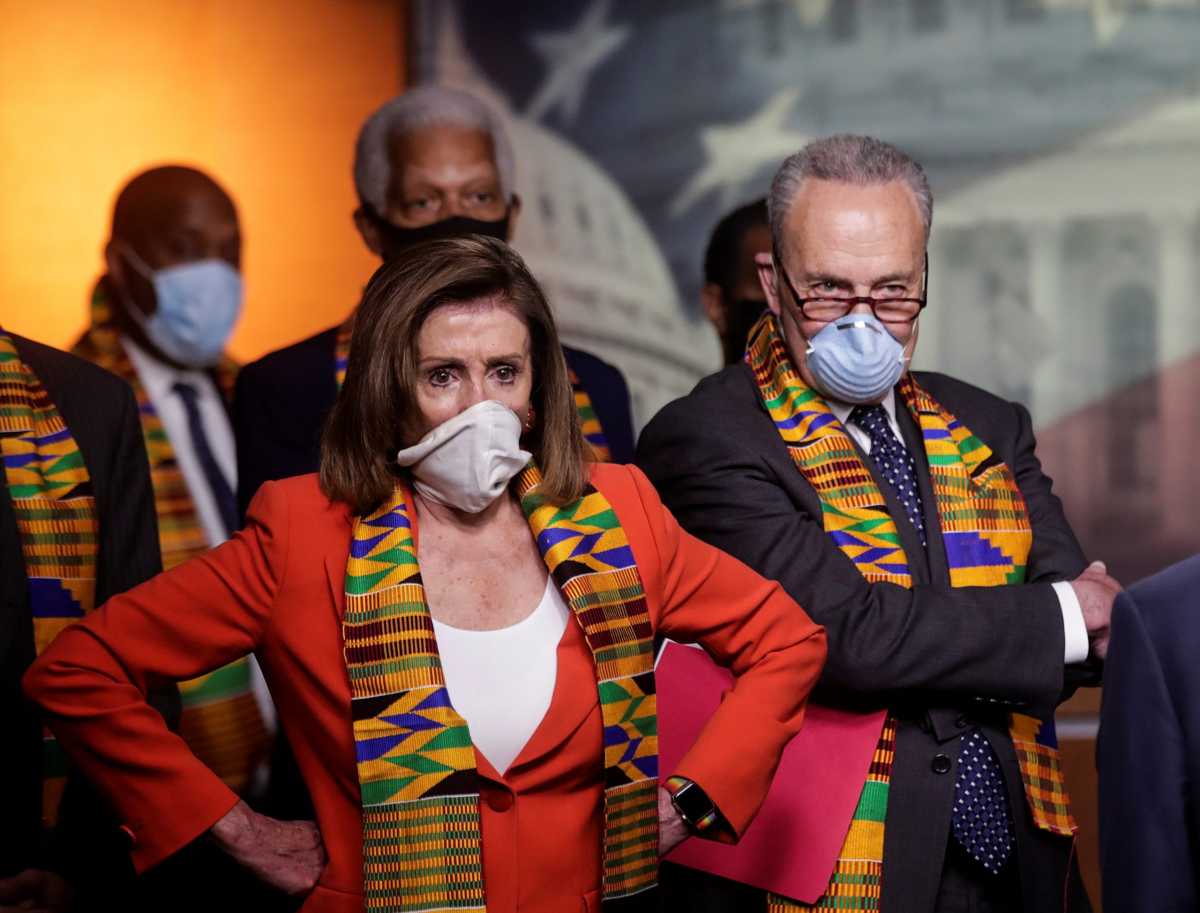 U.S. Congressional Democrats hold events to unveil police reform and racial injustice legislation at the U.S. Capitol in Washington