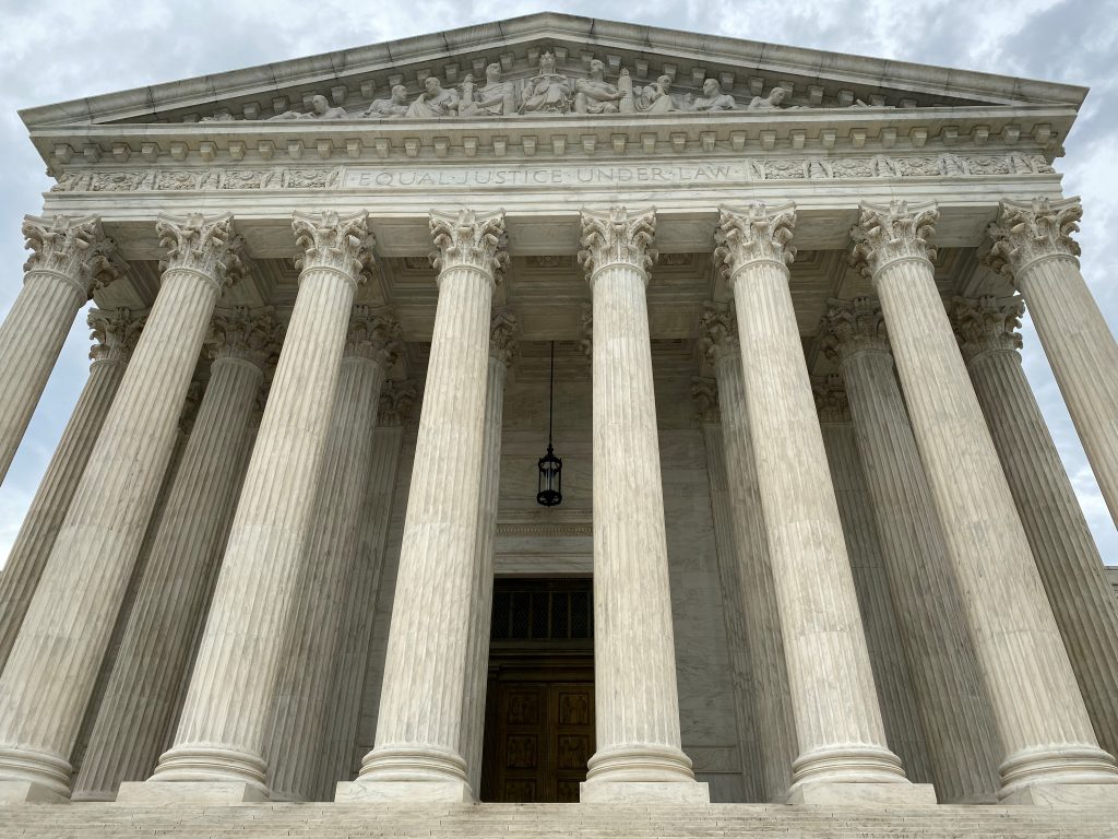 FILE PHOTO: A general view of the United States Supreme Court in Washington