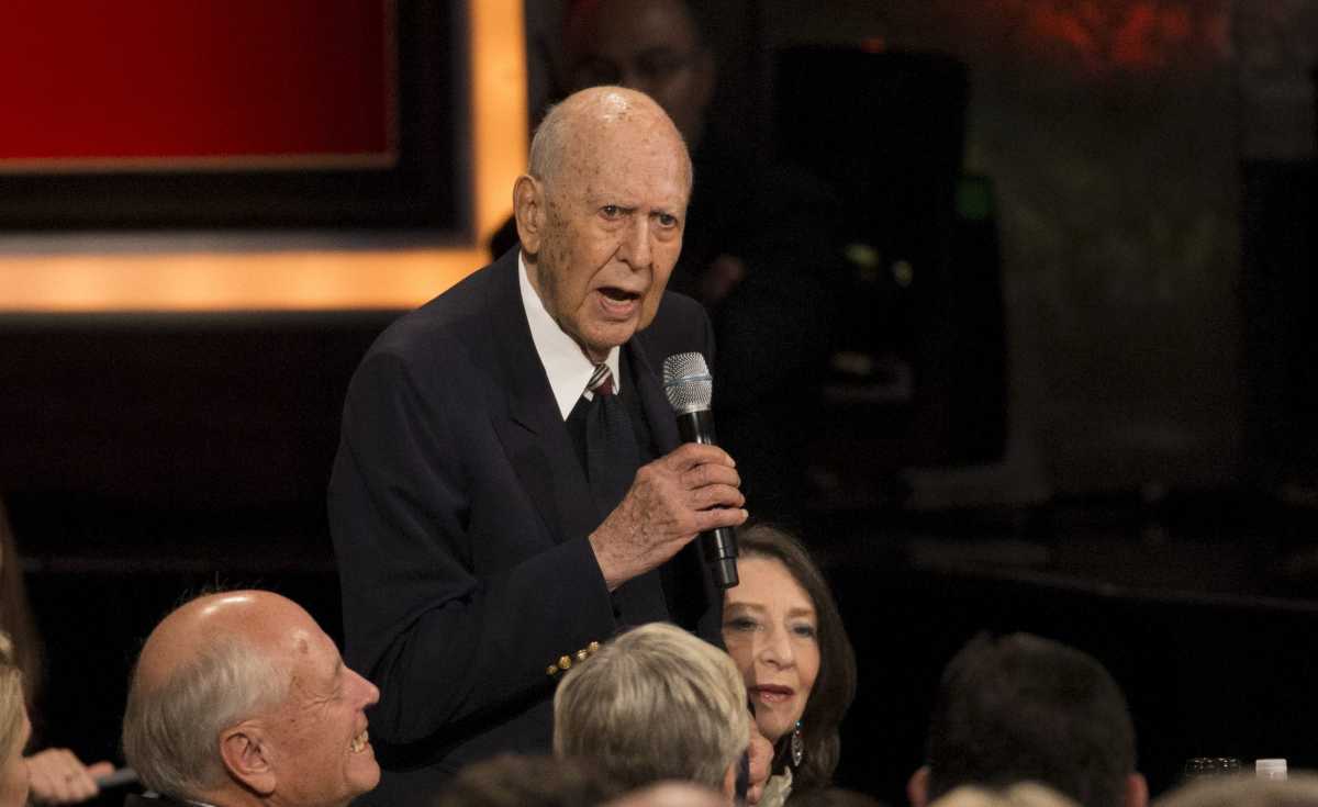 Actor Reiner speaks at the American Film Institute’s 43rd Life Achievement Award at the Dolby theatre in Hollywood