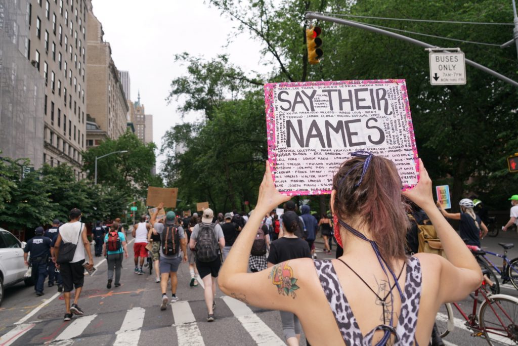 Protesters march towards Wall Street for another day of speaking out against police brutality 7