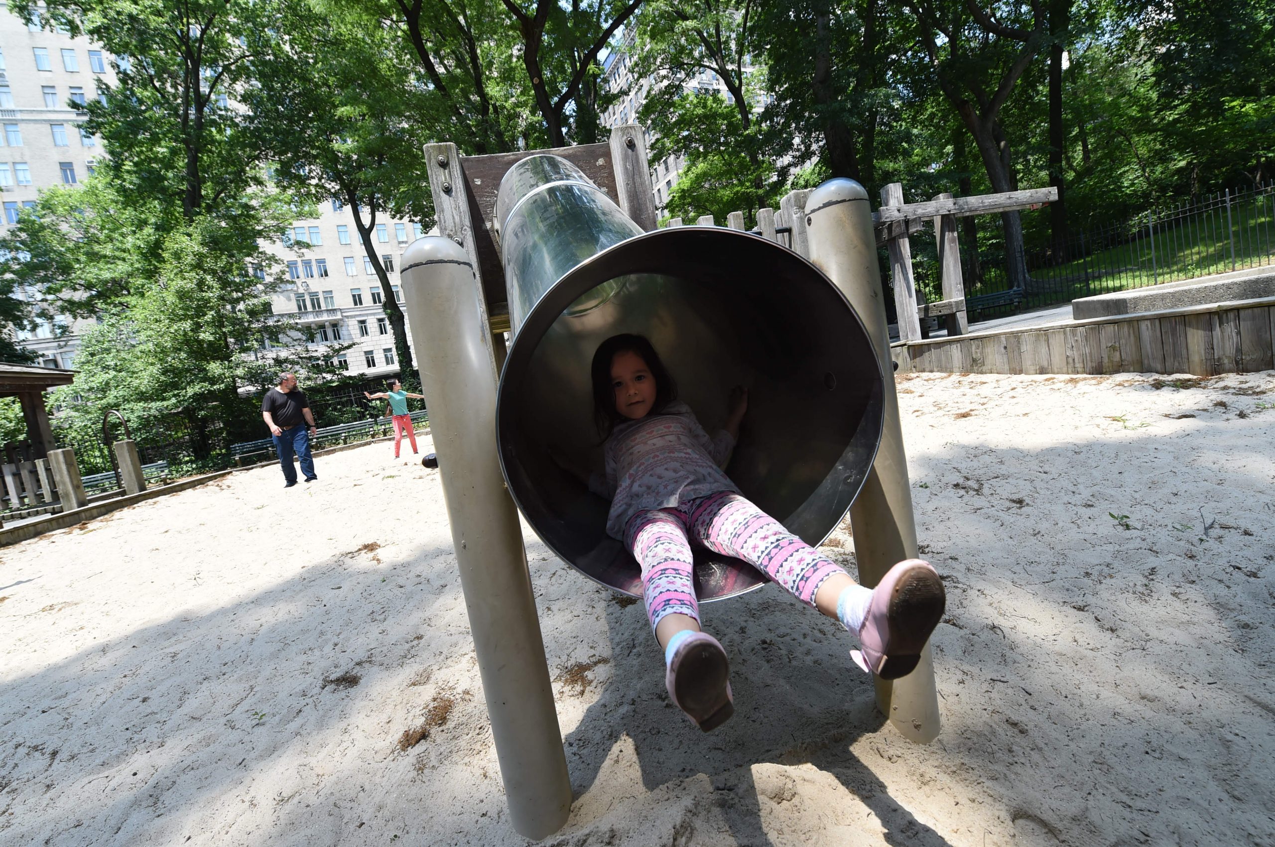 Playtime begins again for NYC children as playgrounds reopen for Phase 2 3