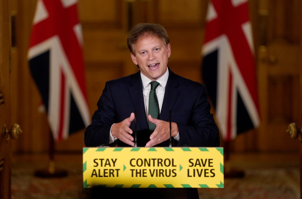 FILE PHOTO: UK government daily briefing on coronavirus updates