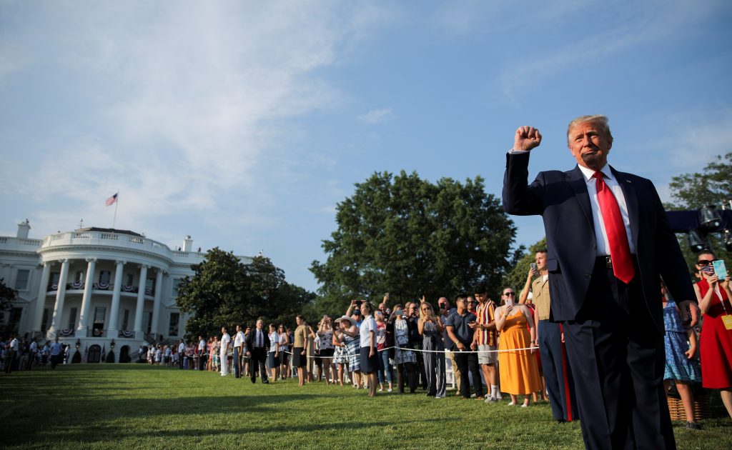 U.S. President Donald Trump holds 4th of July U.S. Independence Day celebrations at the White House