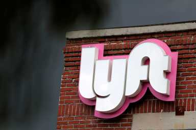 FILE PHOTO: The Lyft  Driver Hub is seen in Los Angeles