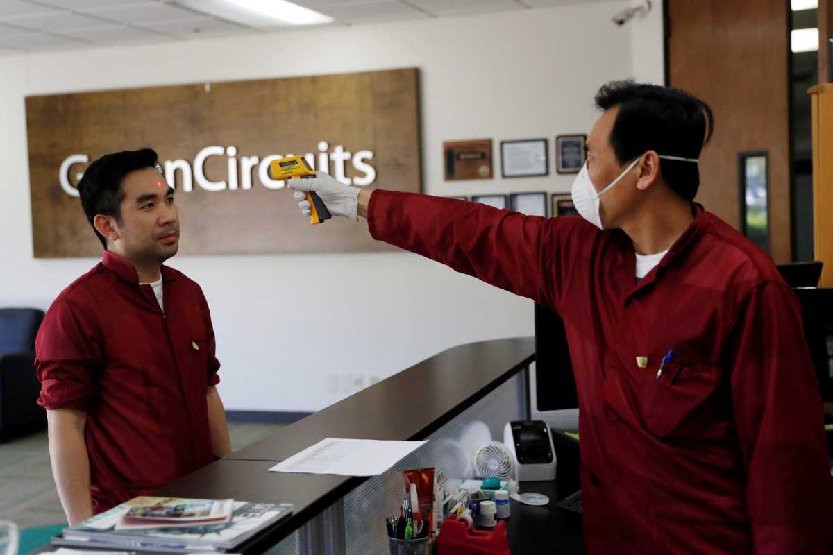 FILE PHOTO: Essential business adapts to staying open during the outbreak of the coronavirus disease (COVID-19) in San Jose