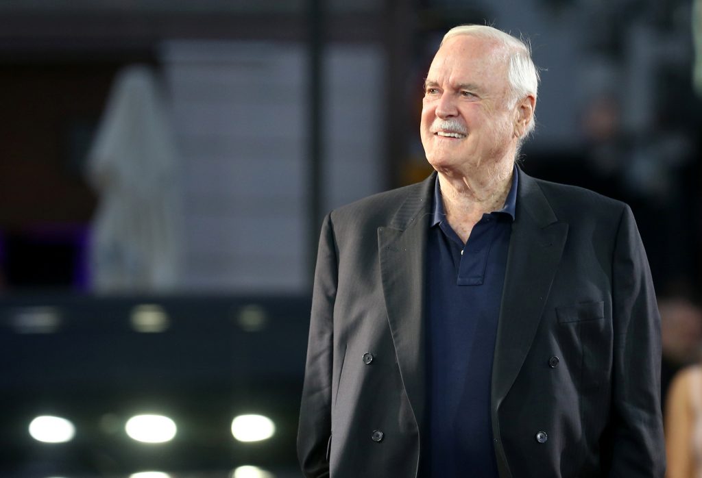 FILE PHOTO: British actor John Cleese walks on the red carpet during the 23rd Sarajevo Film Festival in Sarajevo