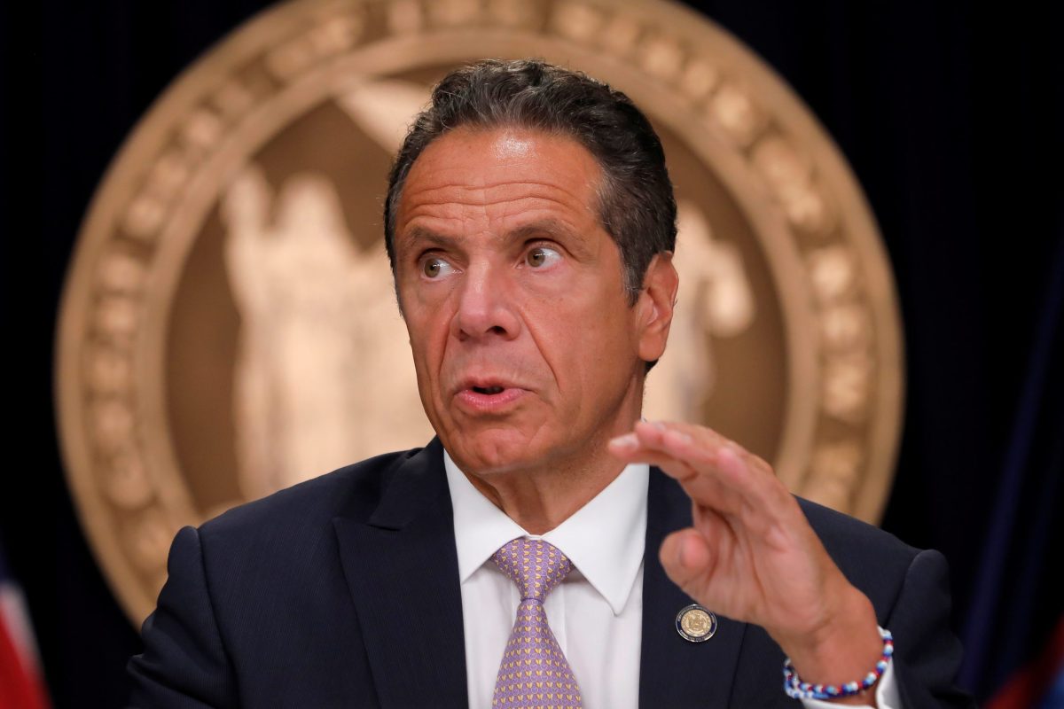 New York Governor Andrew Cuomo holds daily briefing following the outbreak of the coronavirus disease (COVID-19) in New York