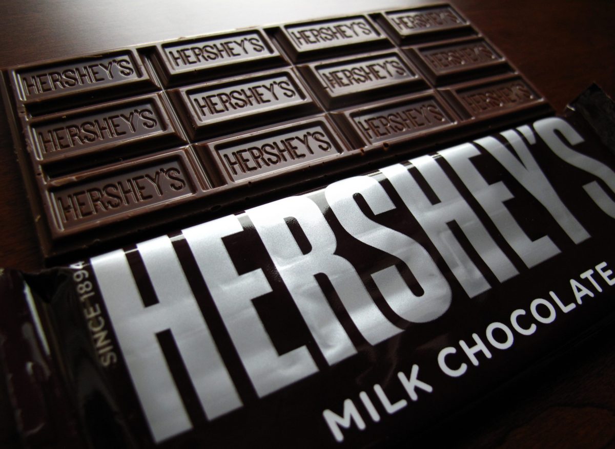 Hershey’s chocolate bars are shown in this photo illustration in Encinitas