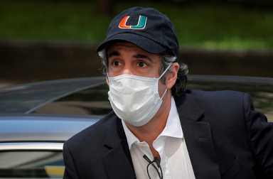 FILE PHOTO: Michael Cohen, the former lawyer for U.S. President Donald Trump, arrives back at home after being released from prison in New York