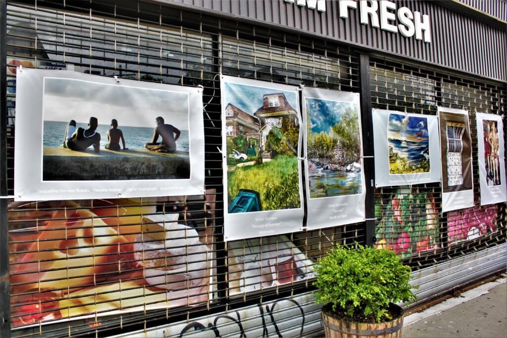 Outdoor art exhibition in Queens brings hope to community amNewYork