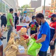 Brooklyn broadcaster feeds the homeless in Harlem as latest charity mission 2