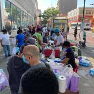 Brooklyn broadcaster feeds the homeless in Harlem as latest charity mission 3