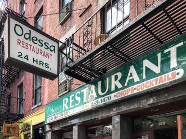 A 24-hour go-to restaurant on Ave. A.