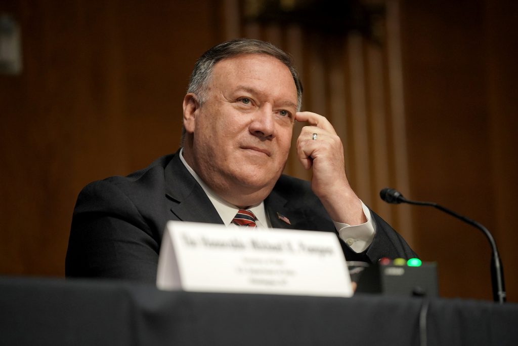 U.S. Secretary of State Pompeo testifies before Senate Foreign Relations Committee