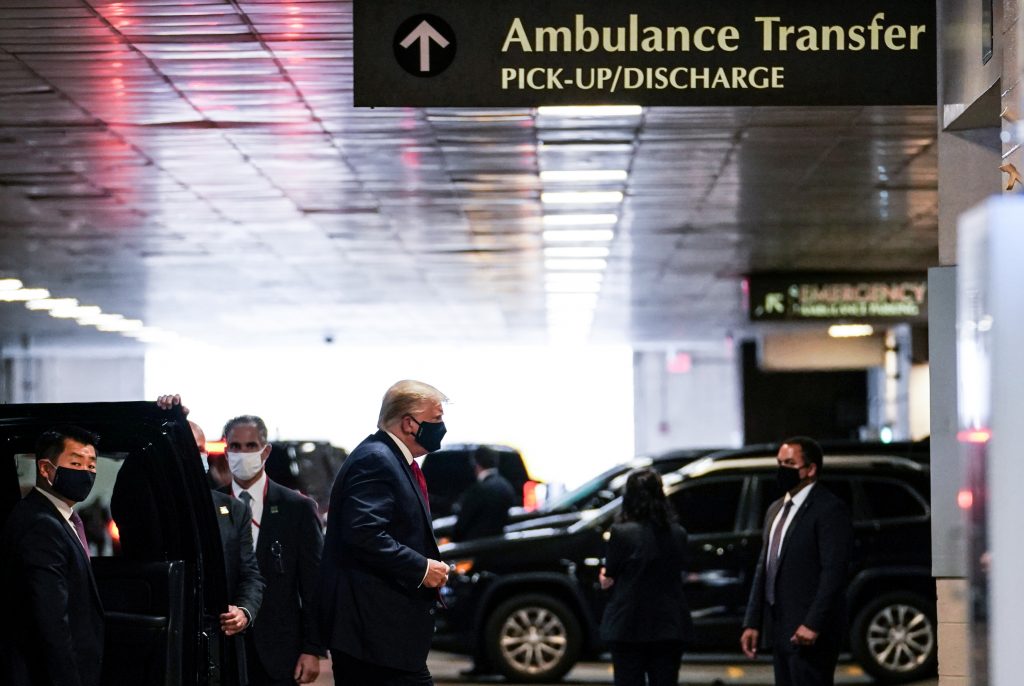 President Donald Trump Visits Brother in New York Hospital