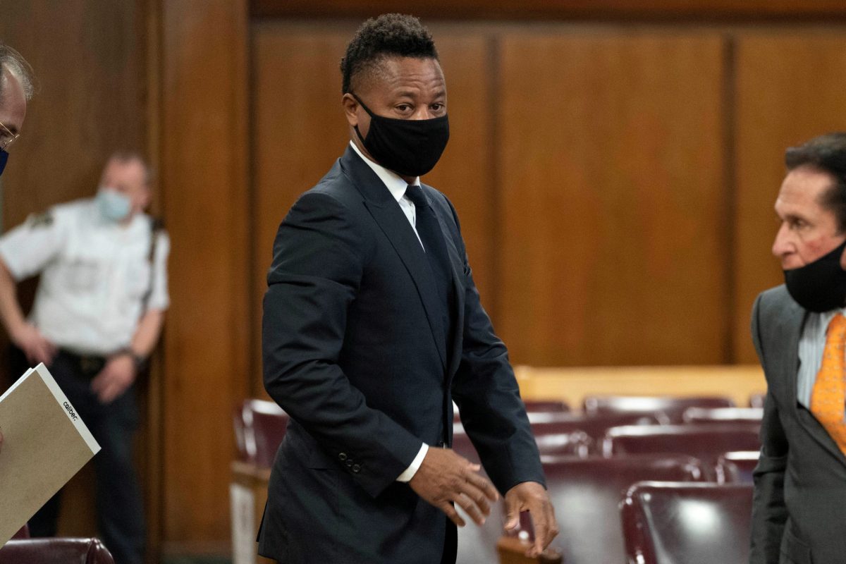 FILE PHOTO: Actor Cuba Gooding Jr. departs after a hearing at New York Criminal Court in the Manhattan borough of New York