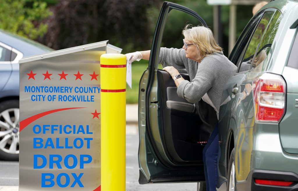 FILE PHOTO: FILE PHOTO: Primary election voting in Maryland
