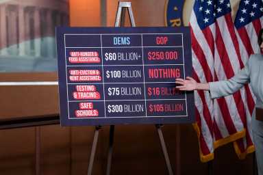 FILE PHOTO: House Speaker Nancy Pelosi Delivers Weekly Press Conference