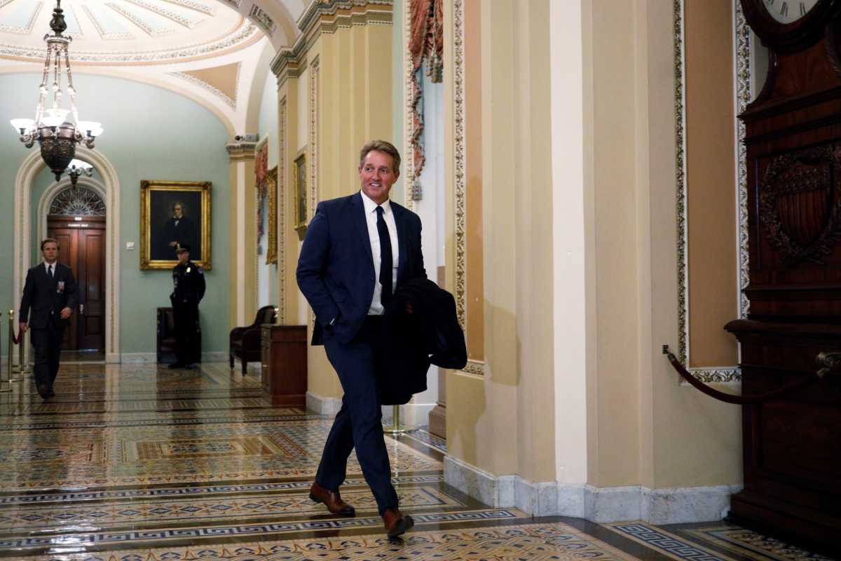 The United States Senate begins impeachment trial against U.S. President Donald Trump on Capitol Hill in Washington