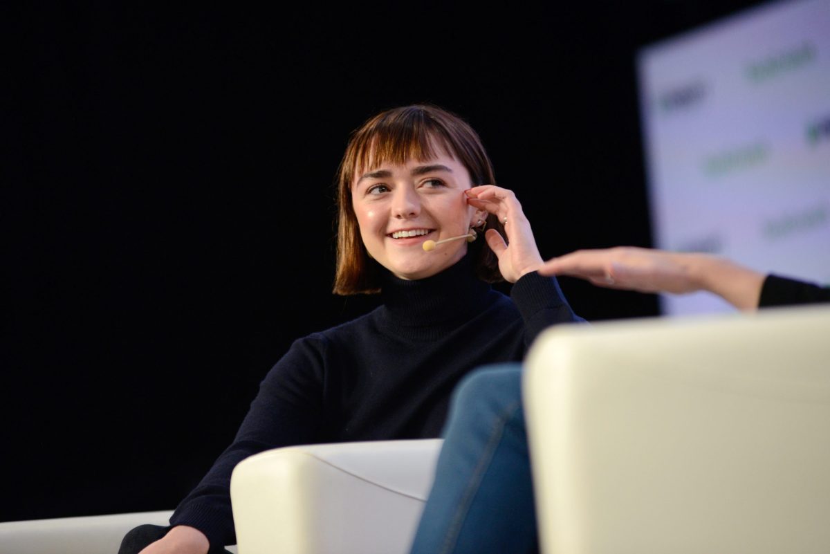 Maisie Williams, star of Game of Thrones, discusses taking her startup Daisie to the next stage during the TechCrunch Disrupt forum in San Francisco