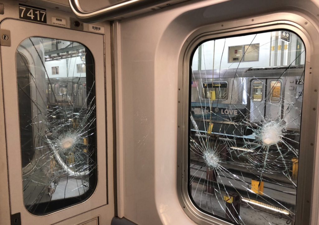Suspect wanted for smashing multiple subway car windows throughout New York City 2