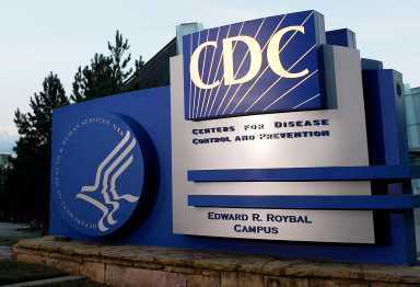 FILE PHOTO:  A general view of Centers for Disease Control and Prevention (CDC) headquarters in Atlanta