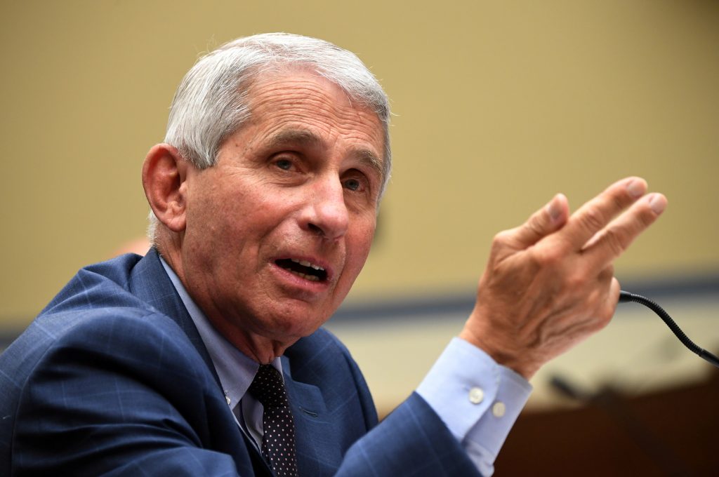 FILE PHOTO: Fauci testifies before coronavirus panel