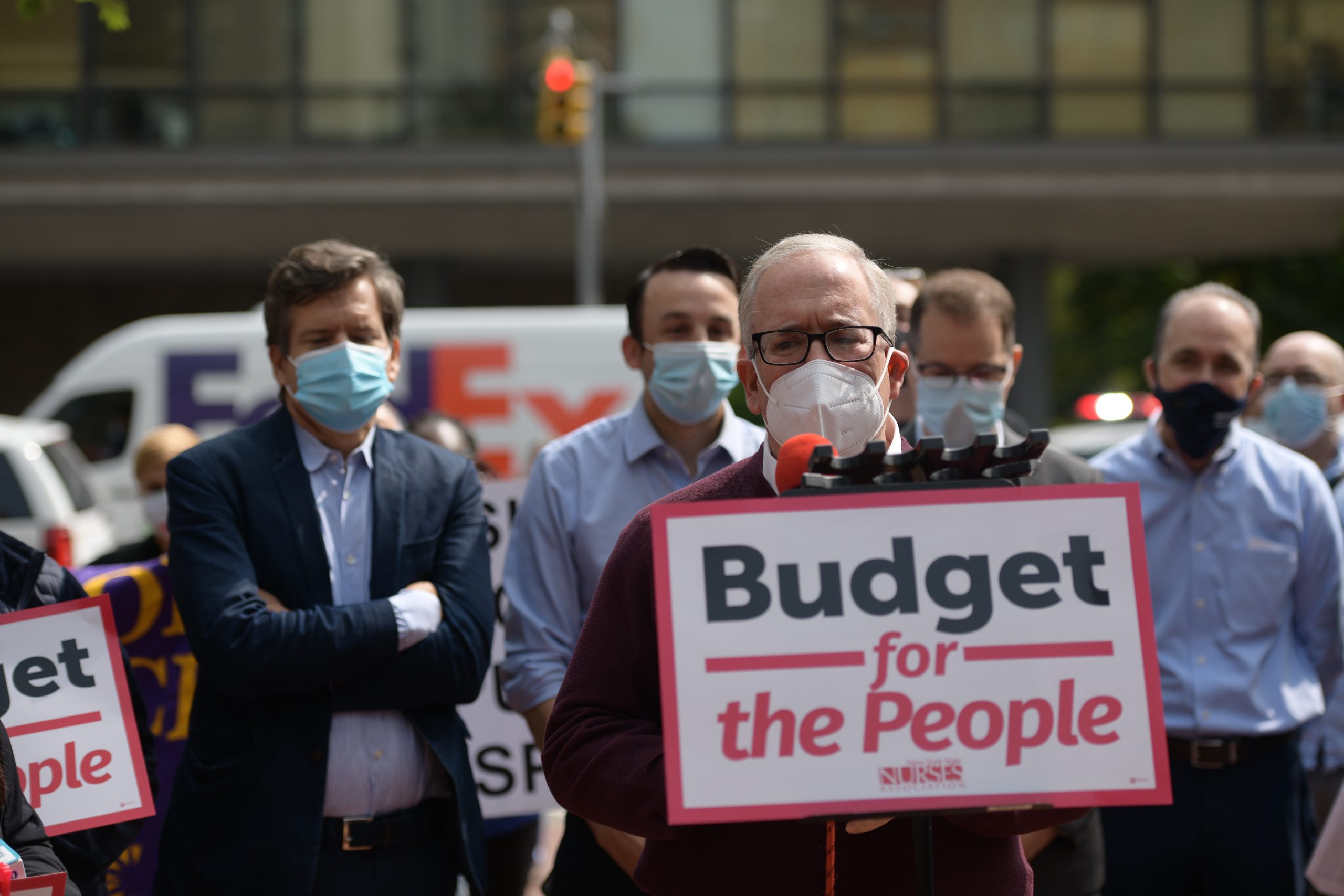 Nurses union rallies in Manhattan to seek more resources for expected COVID resurgence 4