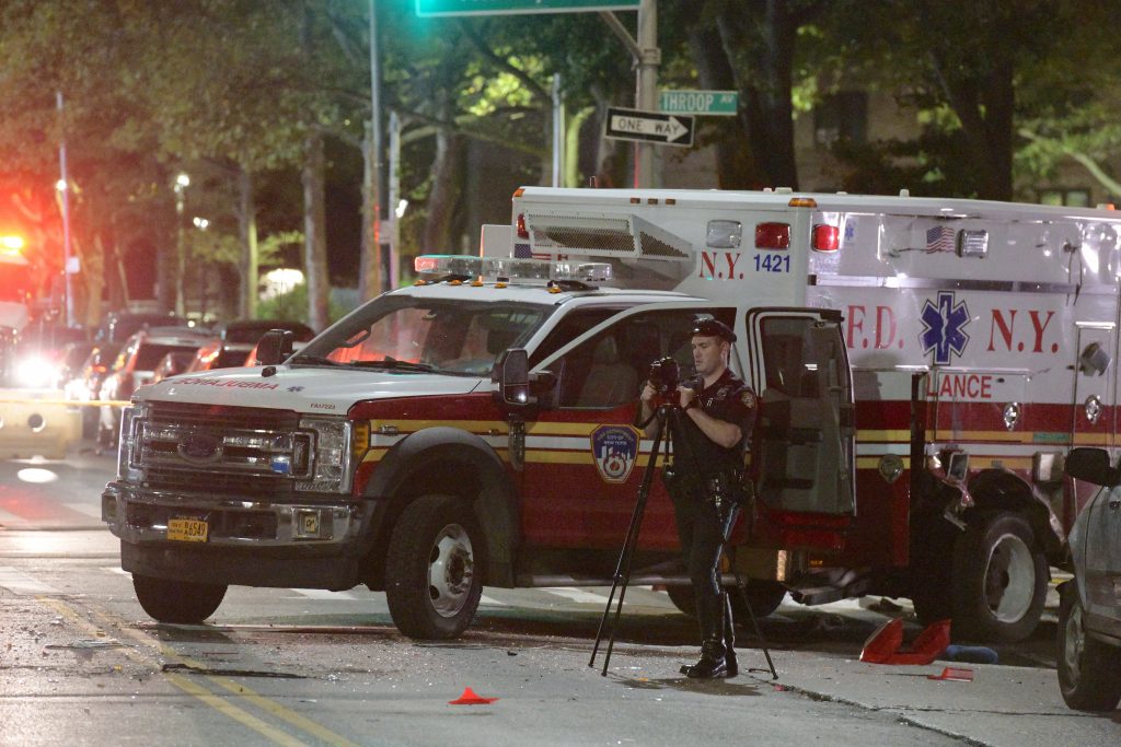 Horrific ambulancefiretruck crash in Brooklyn leaves one dead, 10