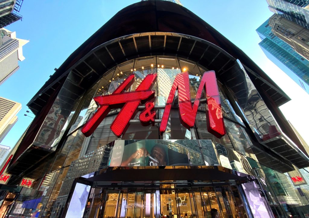 FILE PHOTO: The H&M clothing store is seen in Times Square in Manhattan in New York