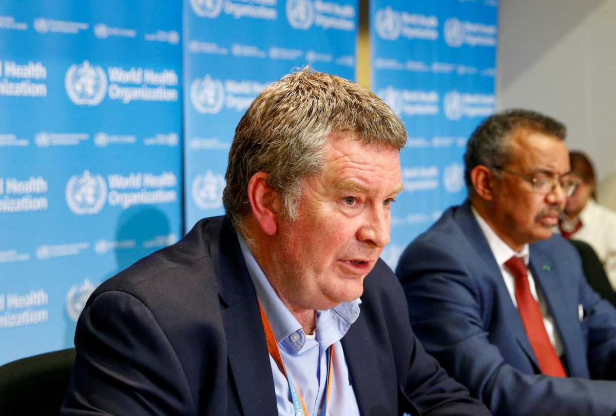 FILE PHOTO: News conference on the novel coronavirus in Geneva