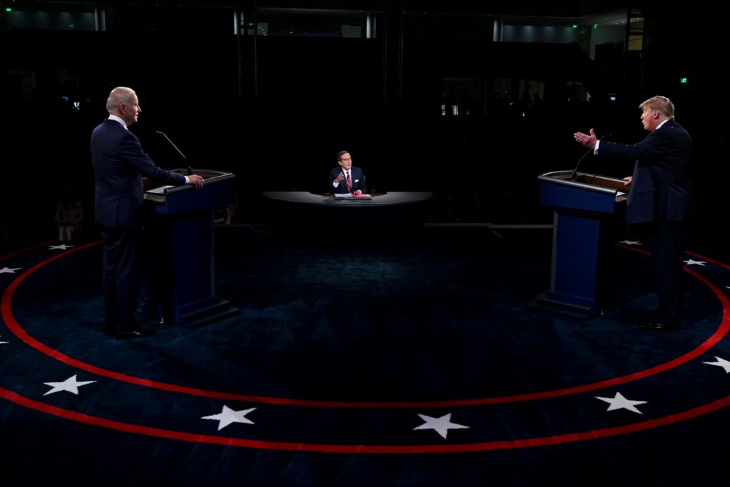 FILE PHOTO: U.S. presidential election debate in Cleveland