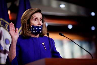 House Speaker Nancy Pelosi introduces legislation to create 25th Amendment commission during news conference on Capitol Hill in Washington