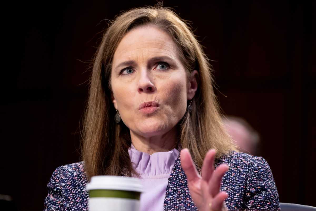 FILE PHOTO: Senate holds confirmation hearing for Amy Coney Barrett to be Supreme Court Justice