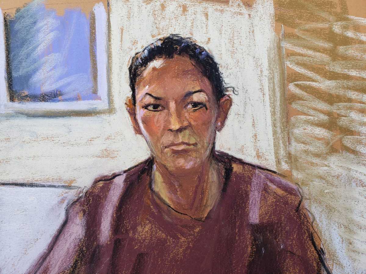 Ghislaine Maxwell appears via video link during her arraignment hearing in Manhattan Federal Court in New York