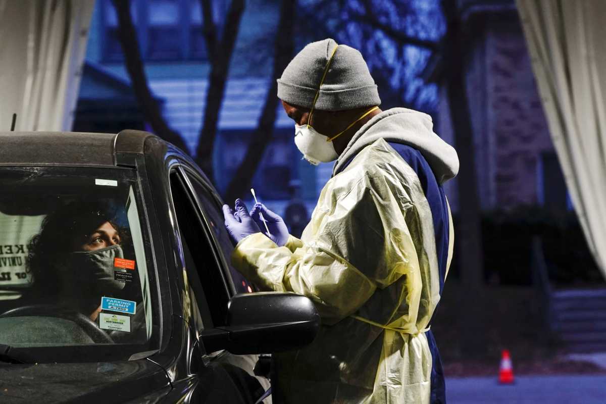 FILE PHOTO: Drive-thru COVID-19 testing site on Milwaukee’s Southside