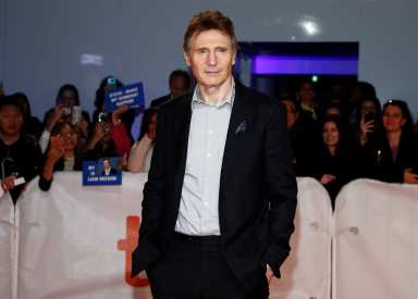 FILE PHOTO: Actor Liam Neeson arrives for the world premiere of Widows at the Toronto International Film Festival (TIFF) in Toronto