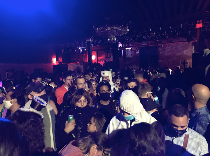 Sheriffs bust massive Halloween rave at Brooklyn warehouse where 400 gathered amNewYork