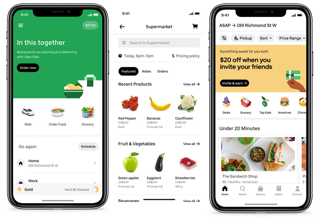 Uber rolls into online grocery delivery arena