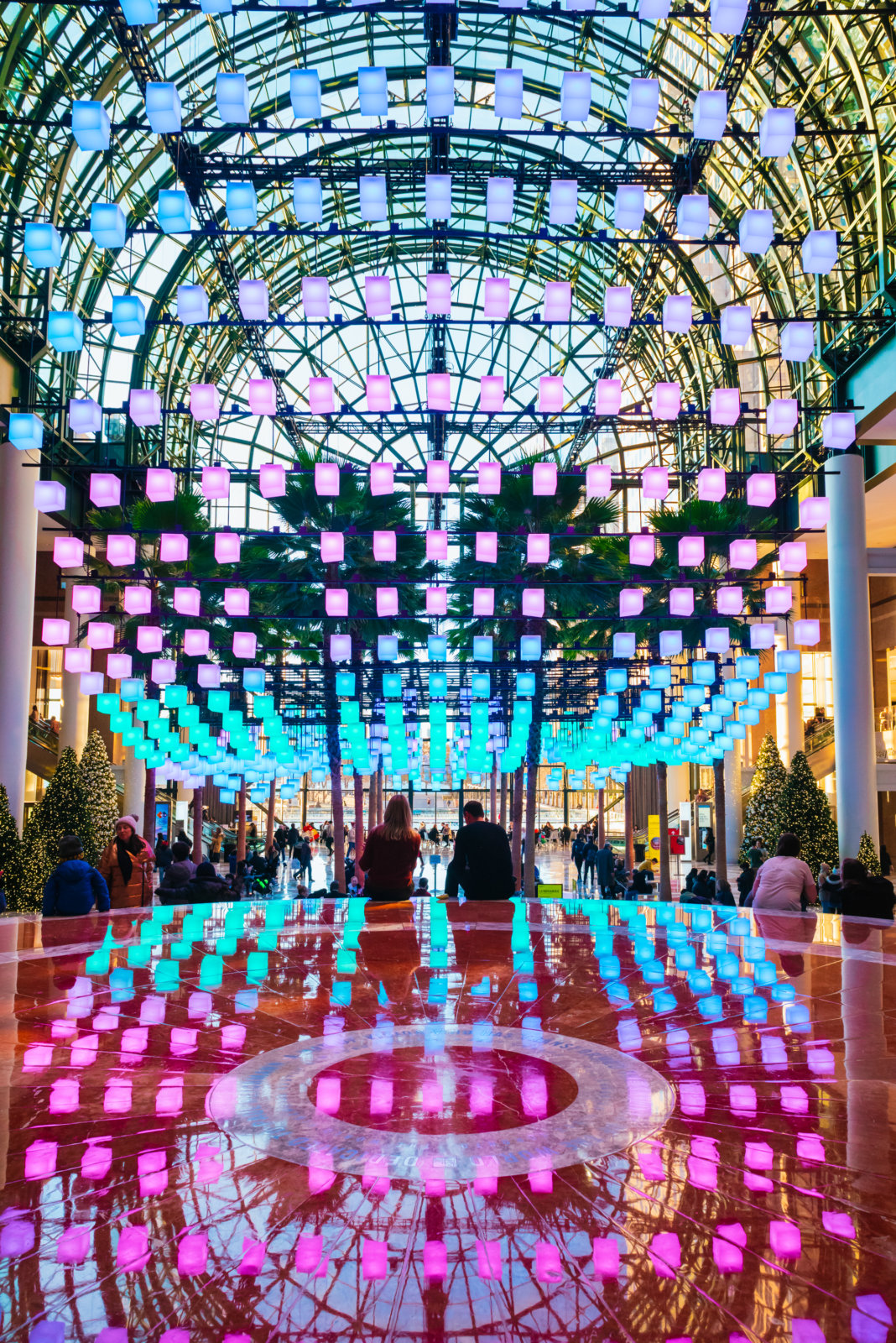 Holiday lights and magic at Brookfield Place, World Trade Center