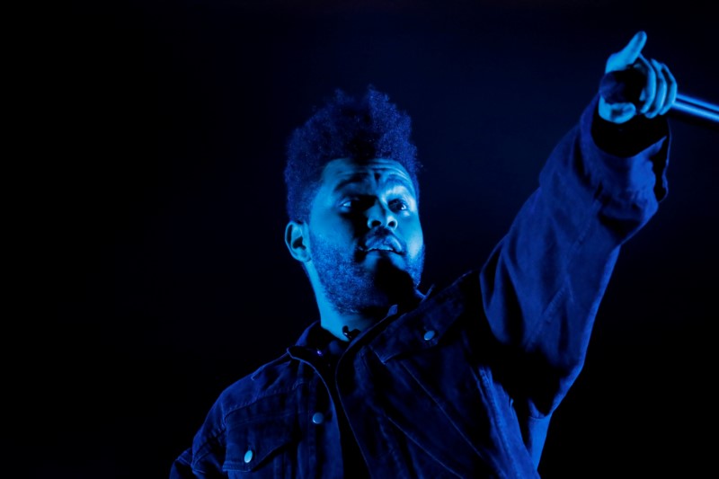 FILE PHOTO: The Weeknd performs at the Global Citizen Festival concert in Central Park in New York City
