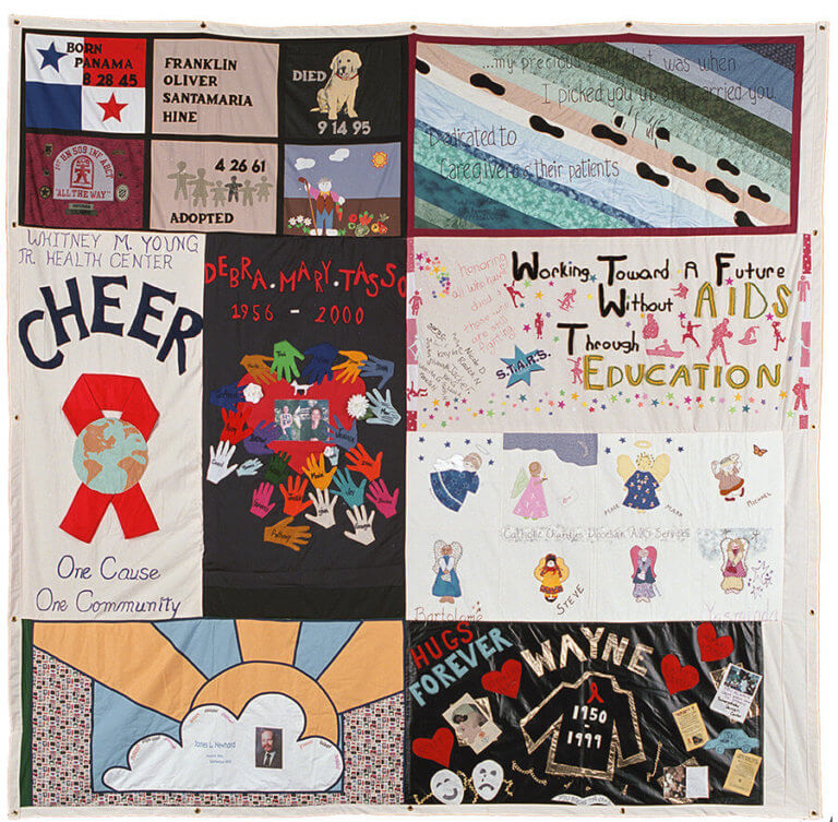 Aids quilt creator picture