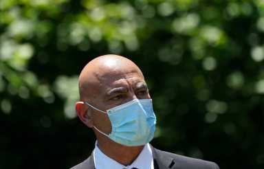 U.S. President Trump holds coronavirus response event in the Rose Garden at the White House in Washington