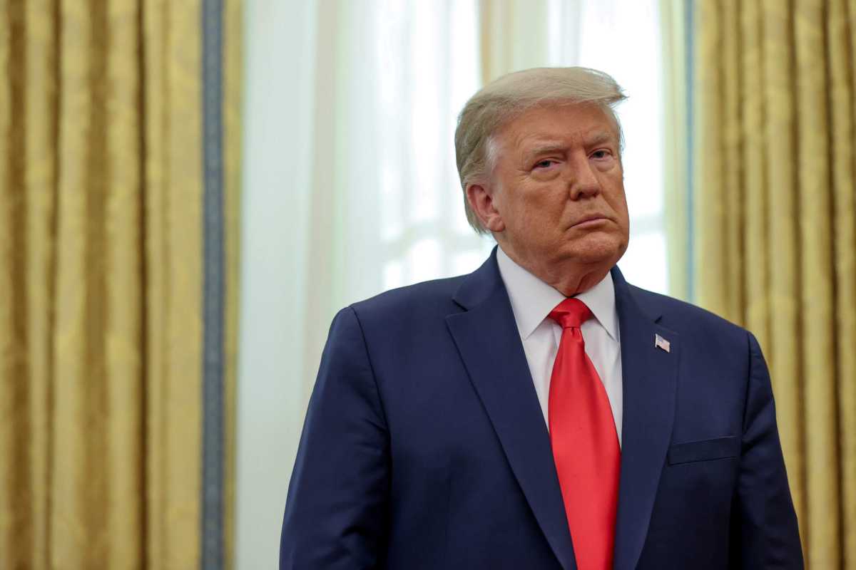 FILE PHOTO: U.S. President Trump participates in a medal ceremony in the Oval Office at the White House in Washington