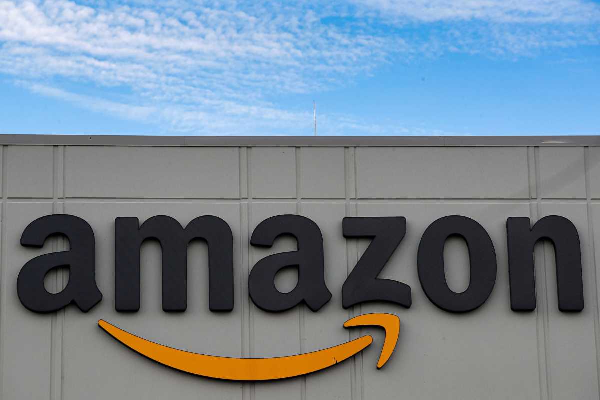 Amazon’s JFK8 distribution center in Staten Island, New York City
