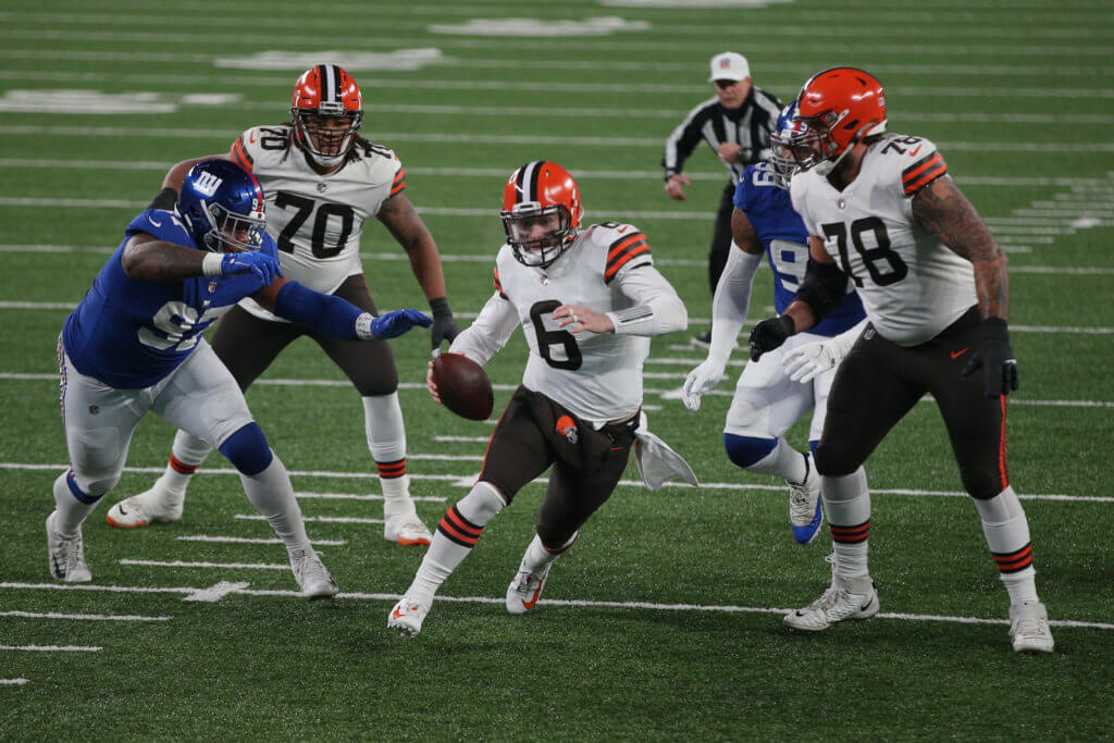 Baker Mayfield Giants Browns