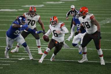 Baker Mayfield Giants Browns