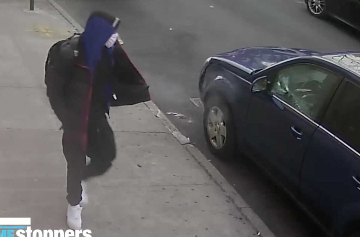 A gunman shoots at two people on a Brooklyn street