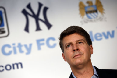New York Yankees Managing General Partner Steinbrenner attends a news conference in New York
