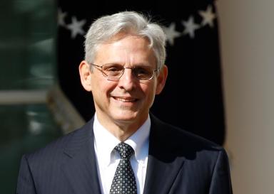 File photo of Appeals Court Judge Merrick Garland speaking in the Rose Garden of the White House after being nominated by President Barack Obama in Washington